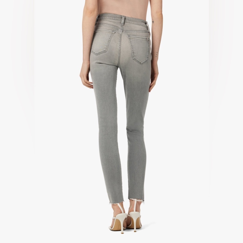 Joe’s Jeans Charlie Ankle Grey Stretch Skinny Denim W27 L25 High Waist Cut Off